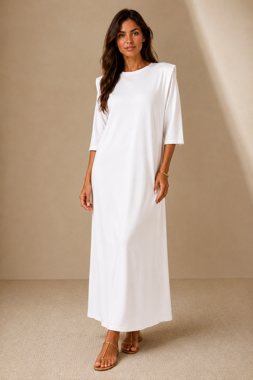 Léna Shoulder-Pad T-Shirt Dress