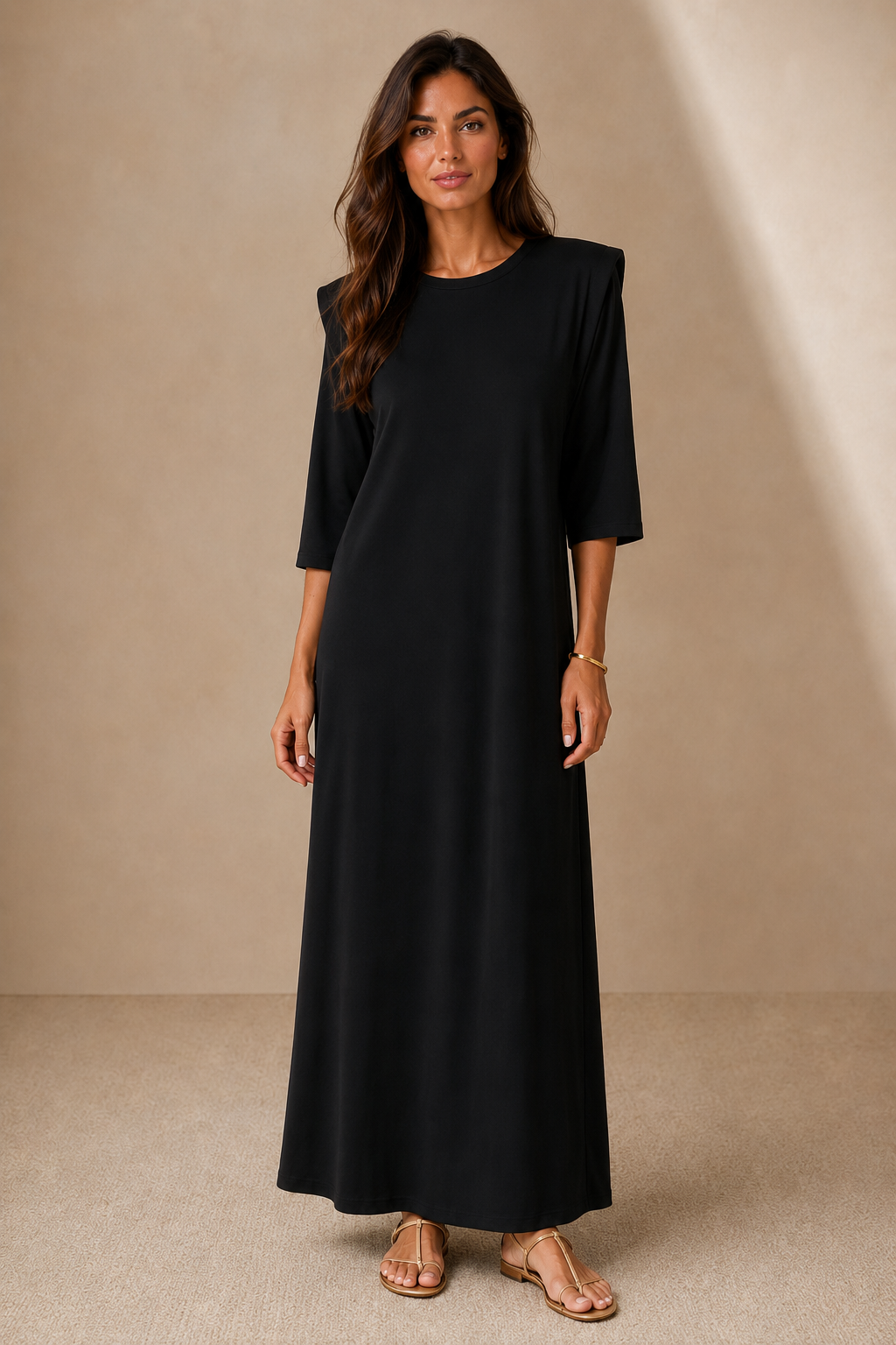 Léna Shoulder-Pad T-Shirt Dress