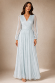 Romane Pleated Wrap Maxi Dress