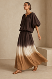 Noa Balloon Sleeve Cotton Blouse