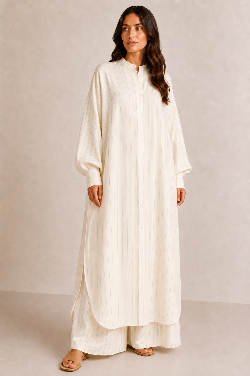 Céleste Striped Tunic & Pant Set