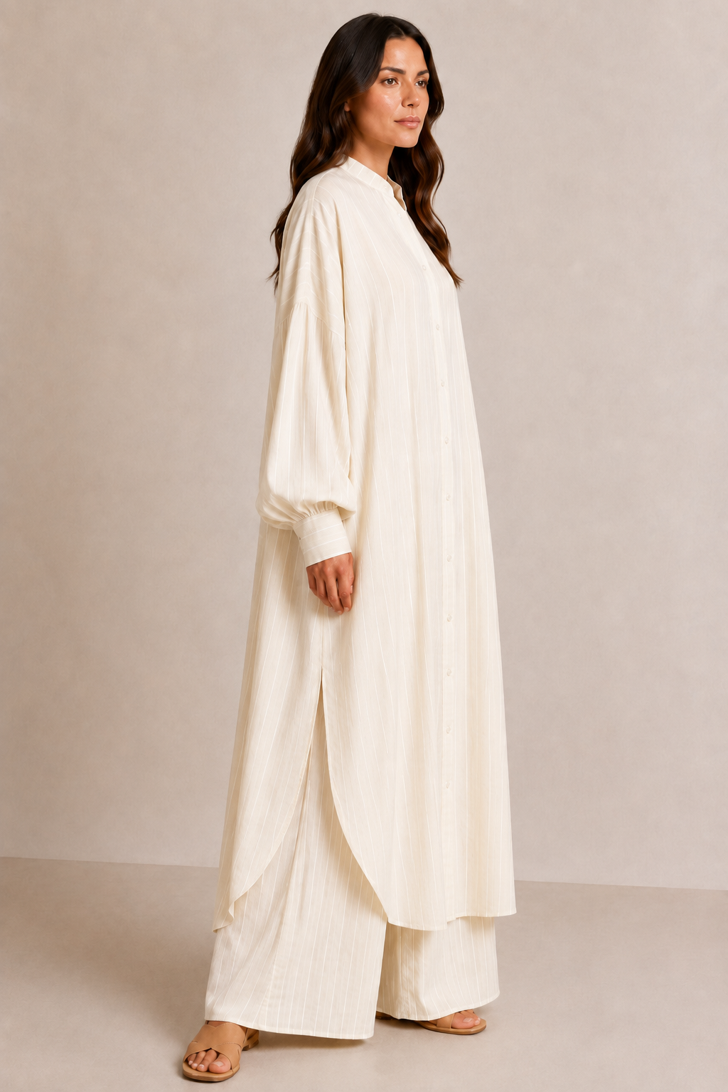 Céleste Striped Tunic & Pant Set