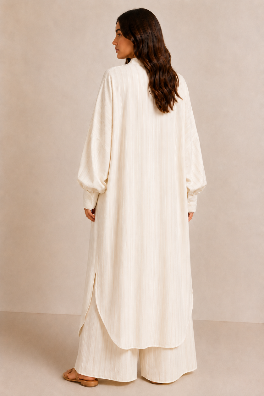 Céleste Striped Tunic & Pant Set