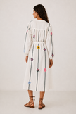 Shira Embroidered Midi Dress