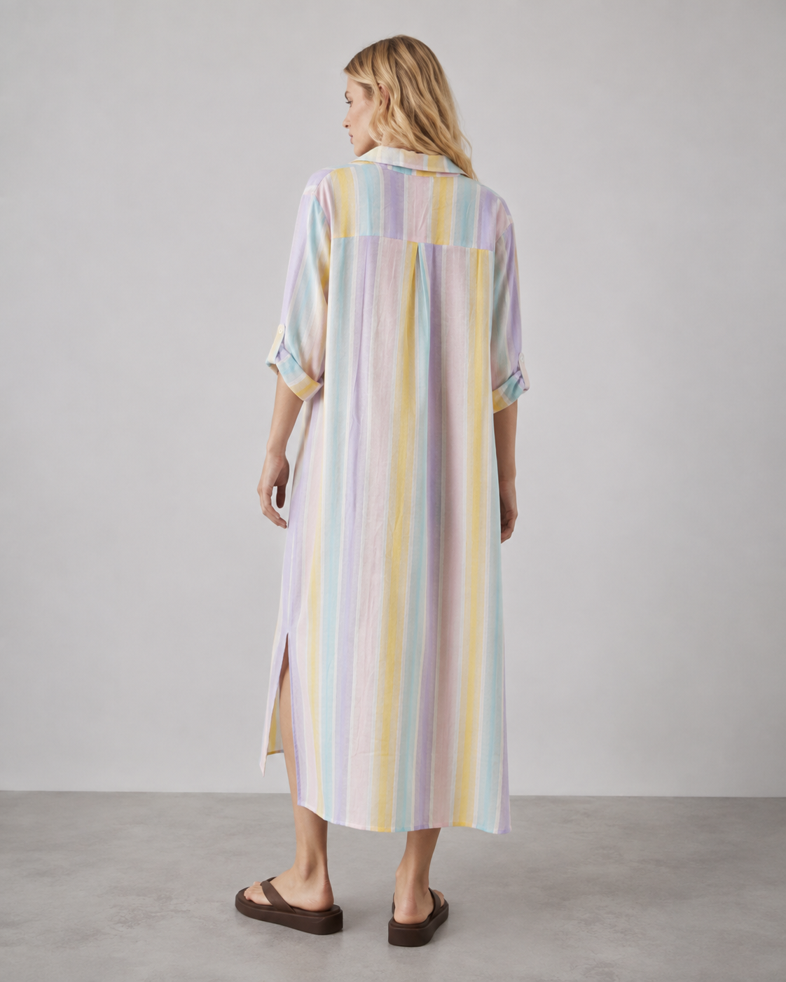Margaux Striped Shirt Dress