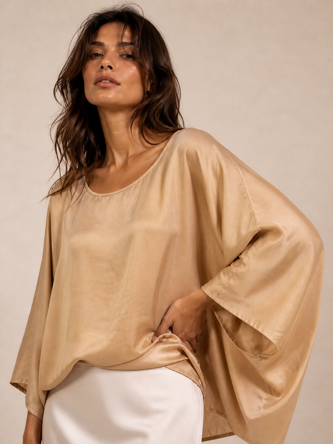 Celia Satin Blouse