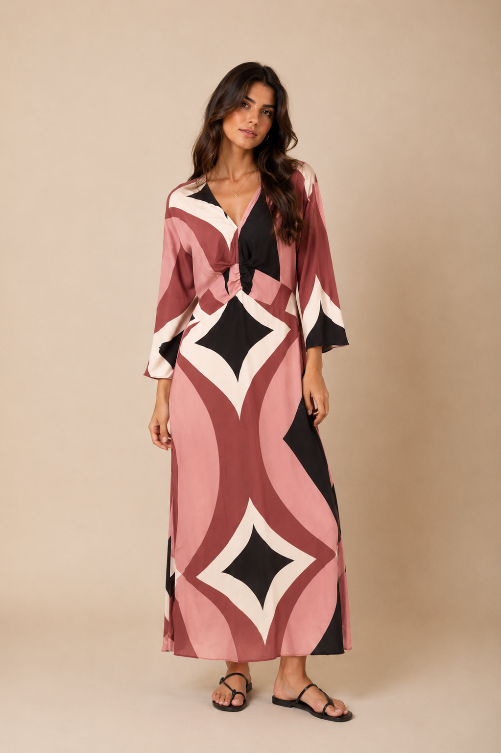 Salome Modest Printed Maxi Dress