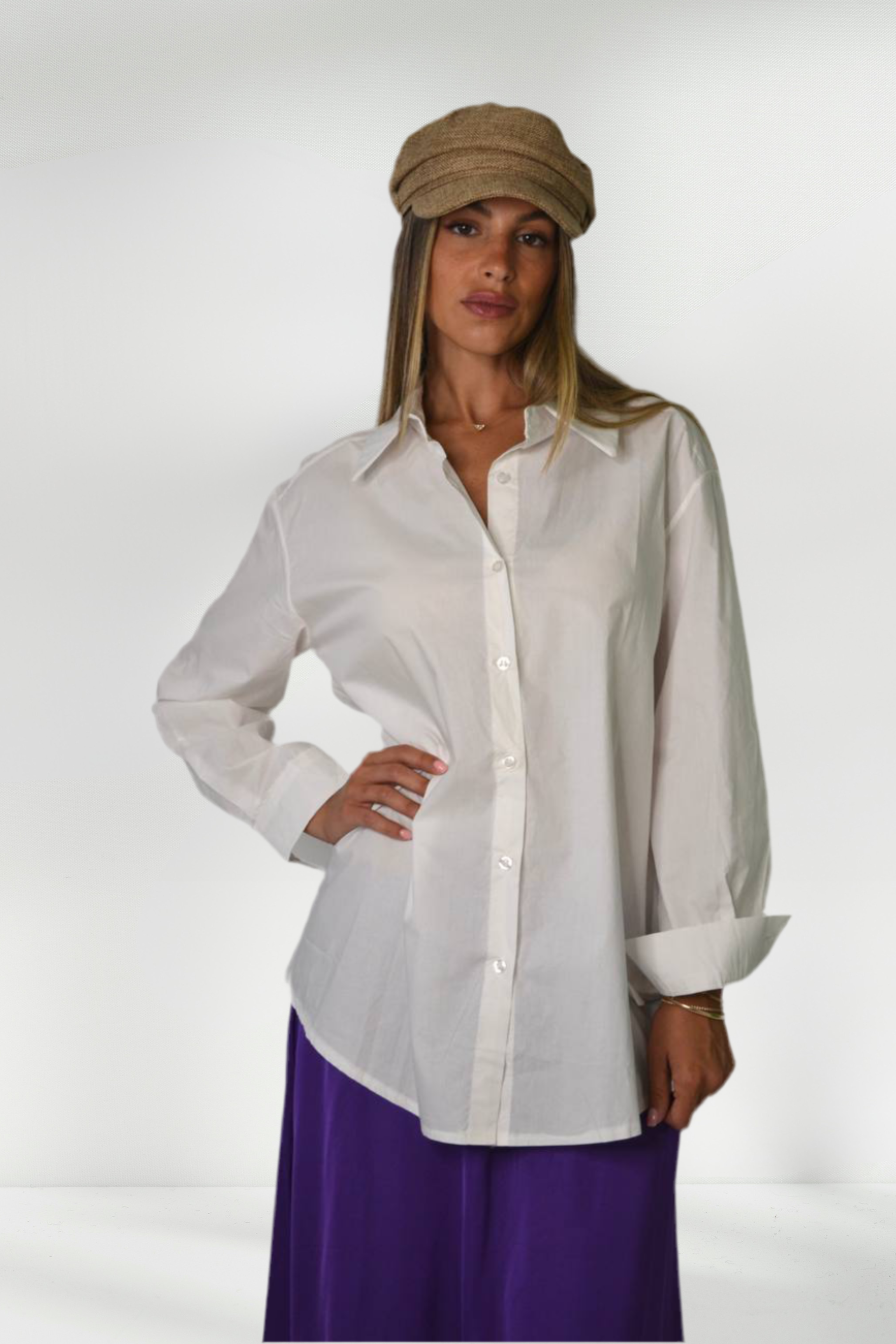 EDEL CLASSIC WHITE BLOUSE