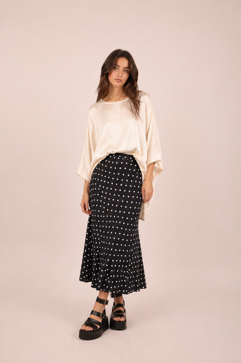 Mina Polka Dot Skirt