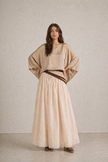 Sandy Pleated Maxi Skirt