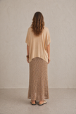 Lina Textured Maxi Skirt
