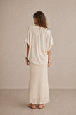 Lina Textured Maxi Skirt