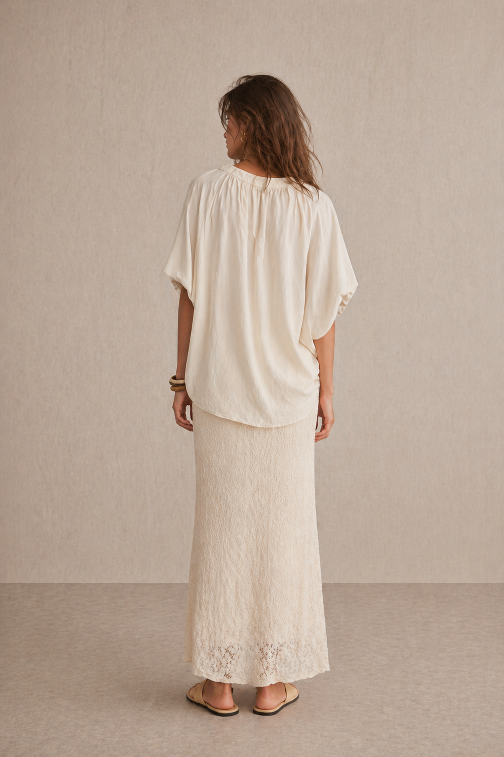 Lina Textured Maxi Skirt