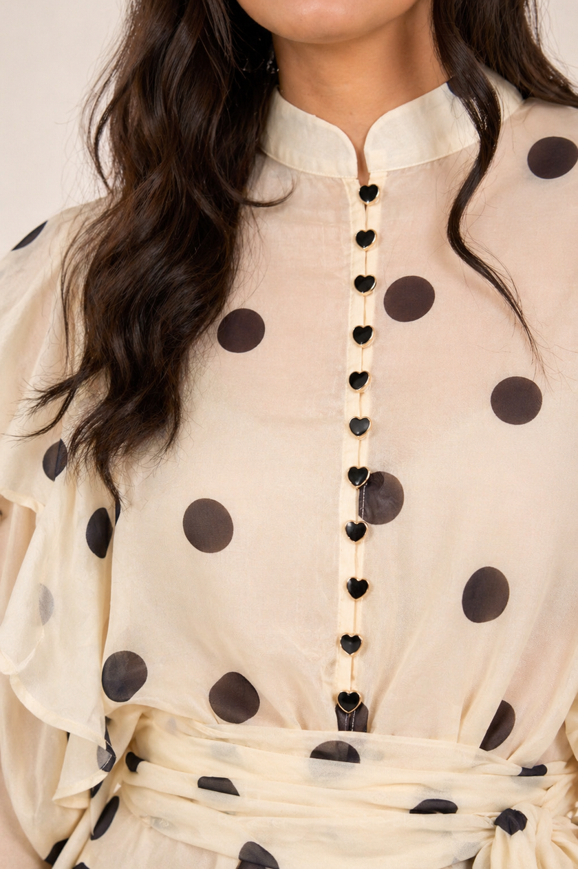 Clara Polka Dot Ruffle Set