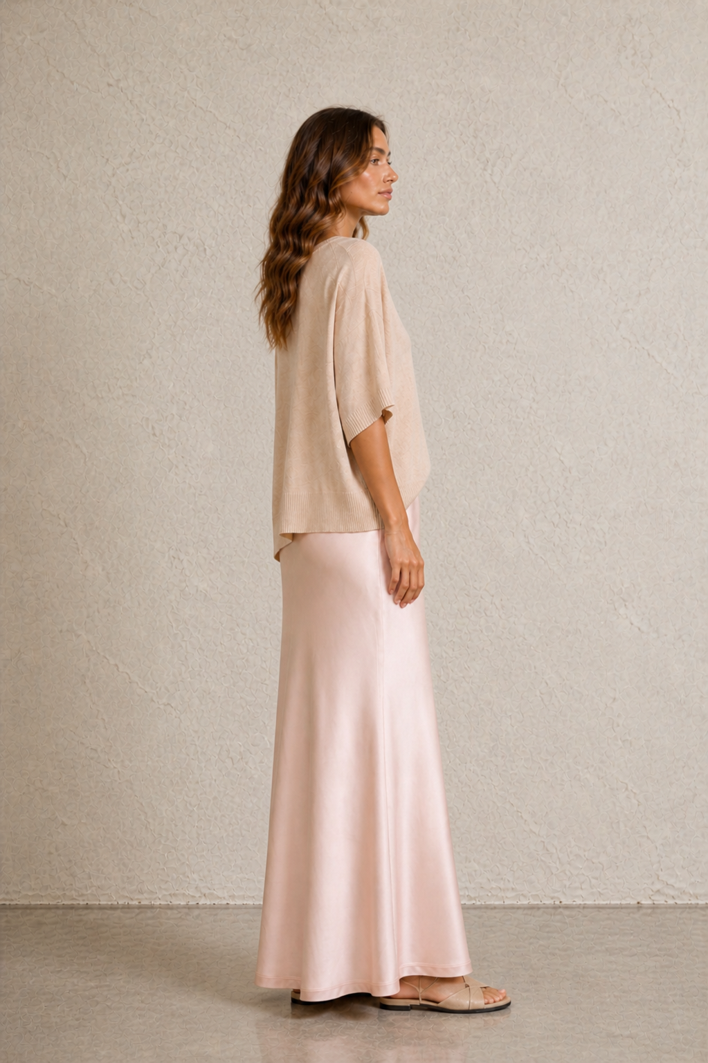 Ella Satin Modest Maxi Skirt