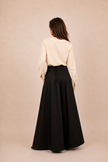 Clara Ruffle Blouse – Cream