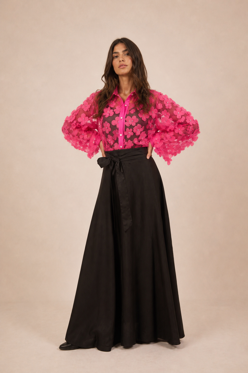 Alice Floral Organza Blouse