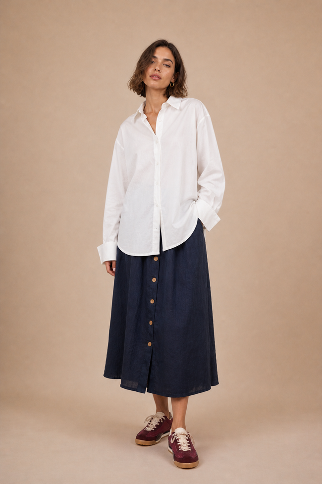 EDEL CLASSIC WHITE BLOUSE