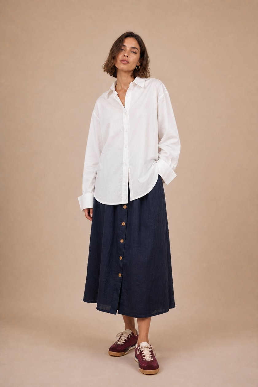 EDEL CLASSIC WHITE BLOUSE