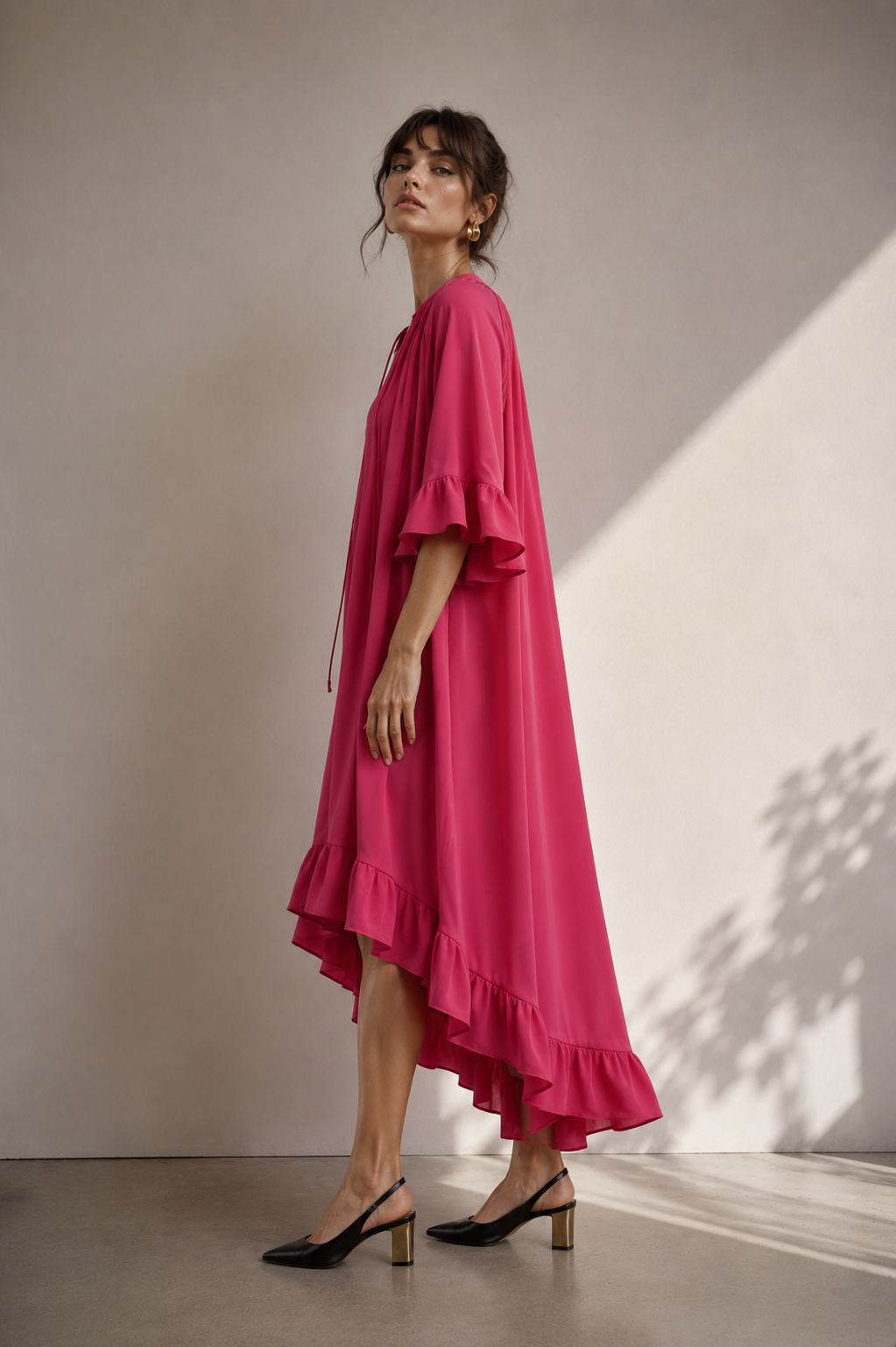Nora Ruffle Dress