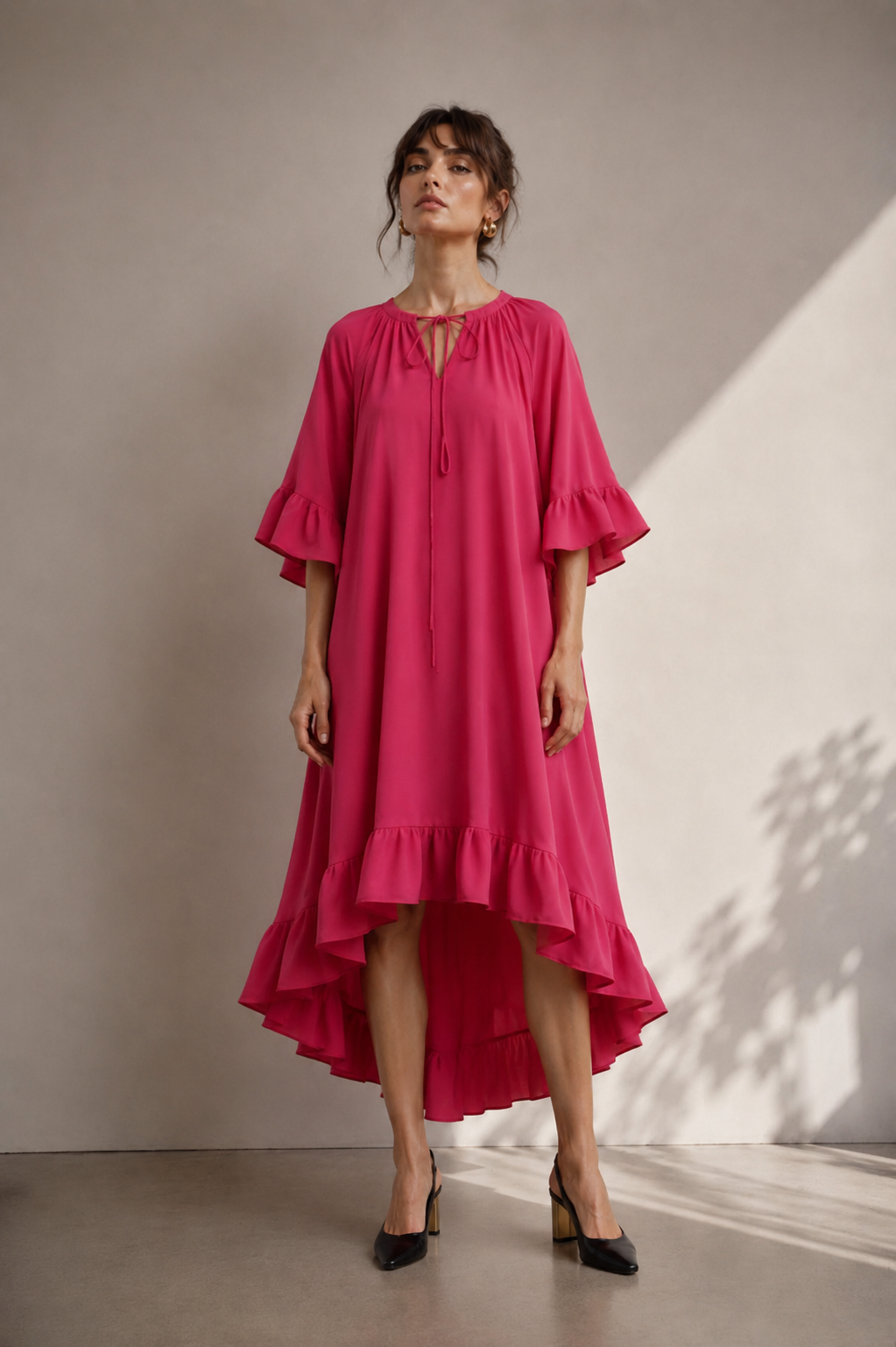 Nora Ruffle Dress
