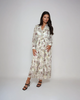 Sofia Floral Pleated Chiffon Dress