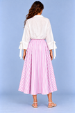 Lior Tie-Front Cropped Blouse