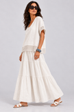 Yael Tiered Cotton Maxi Skirt
