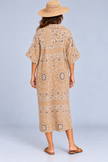 Lev Bandana Print Midi Shirt Dress