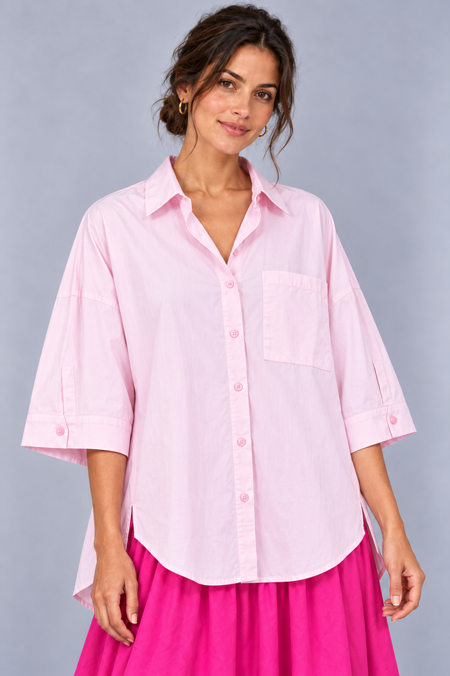 Camille Oversized Cotton Shirt