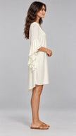 Léa Ruffle Sleeve Shift Dress