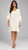 Léa Ruffle Sleeve Shift Dress