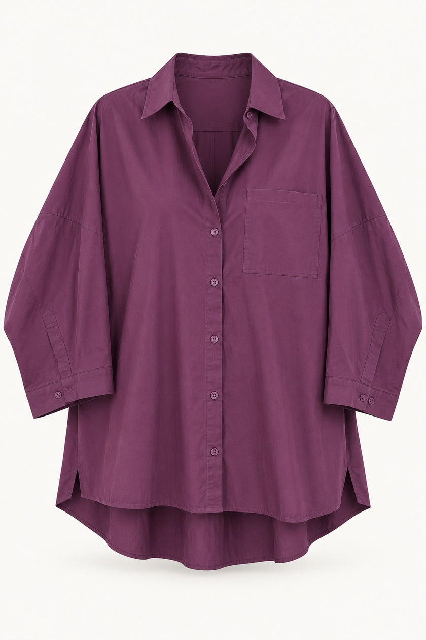 Camille Oversized Cotton Shirt