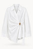 Elsa Wrap Front Cotton Shirt