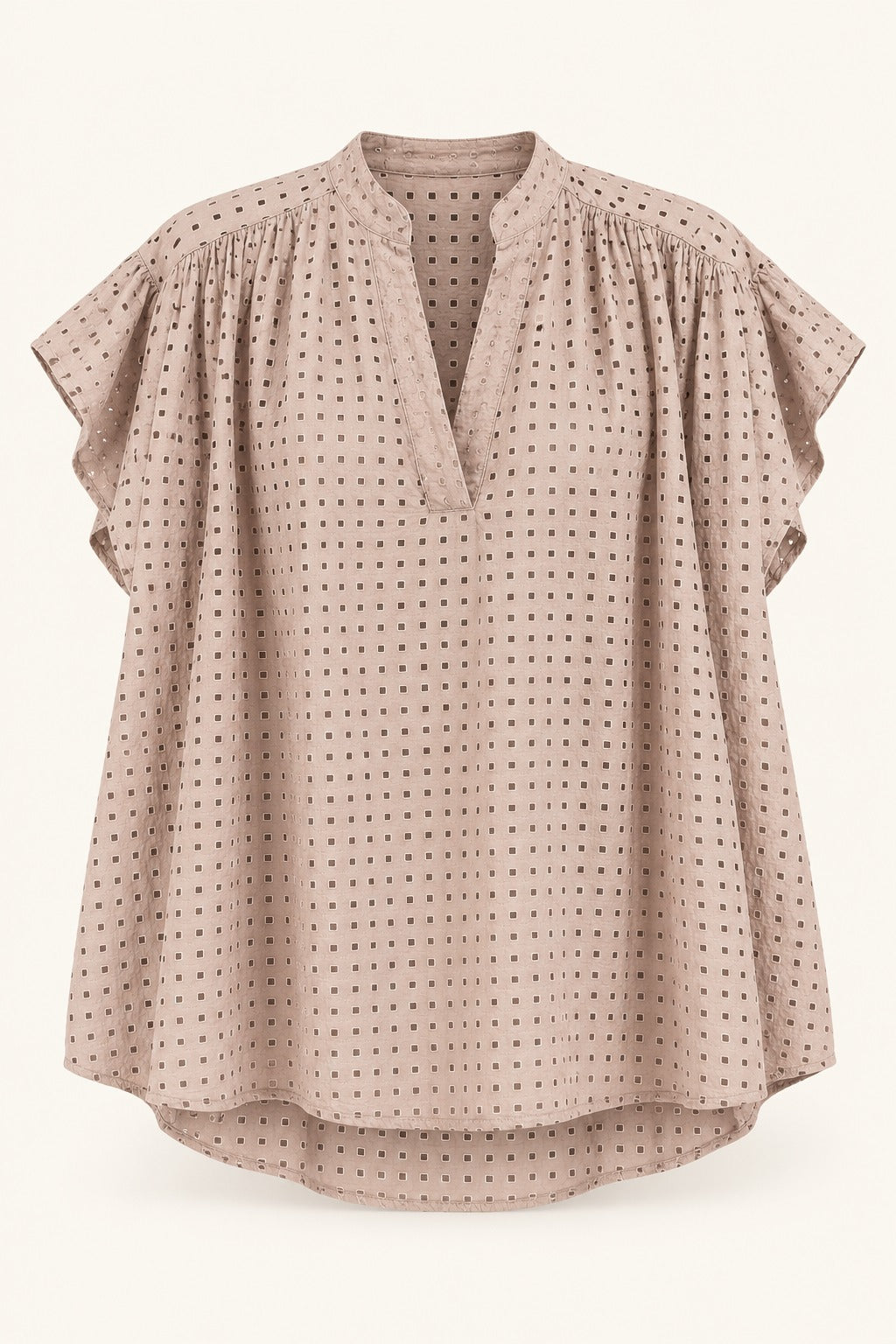 Alma Eyelet Cotton Blouse
