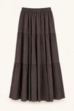 Yael Tiered Cotton Maxi Skirt