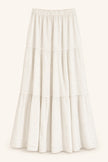 Yael Tiered Cotton Maxi Skirt