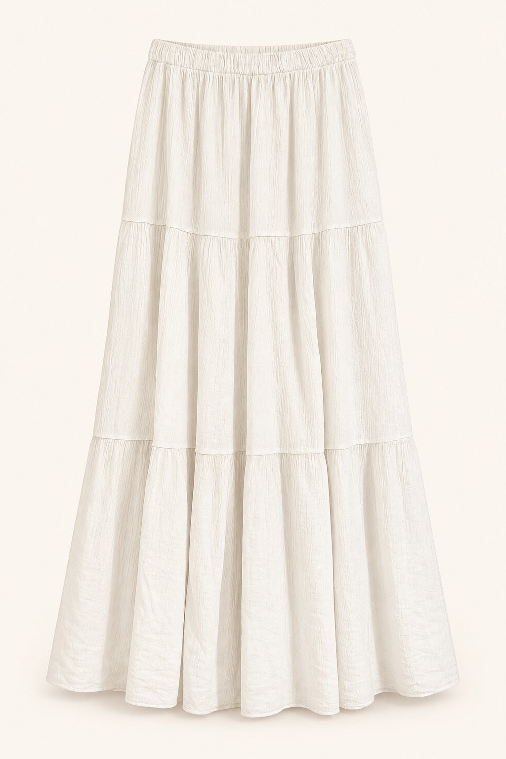 Yael Tiered Cotton Maxi Skirt