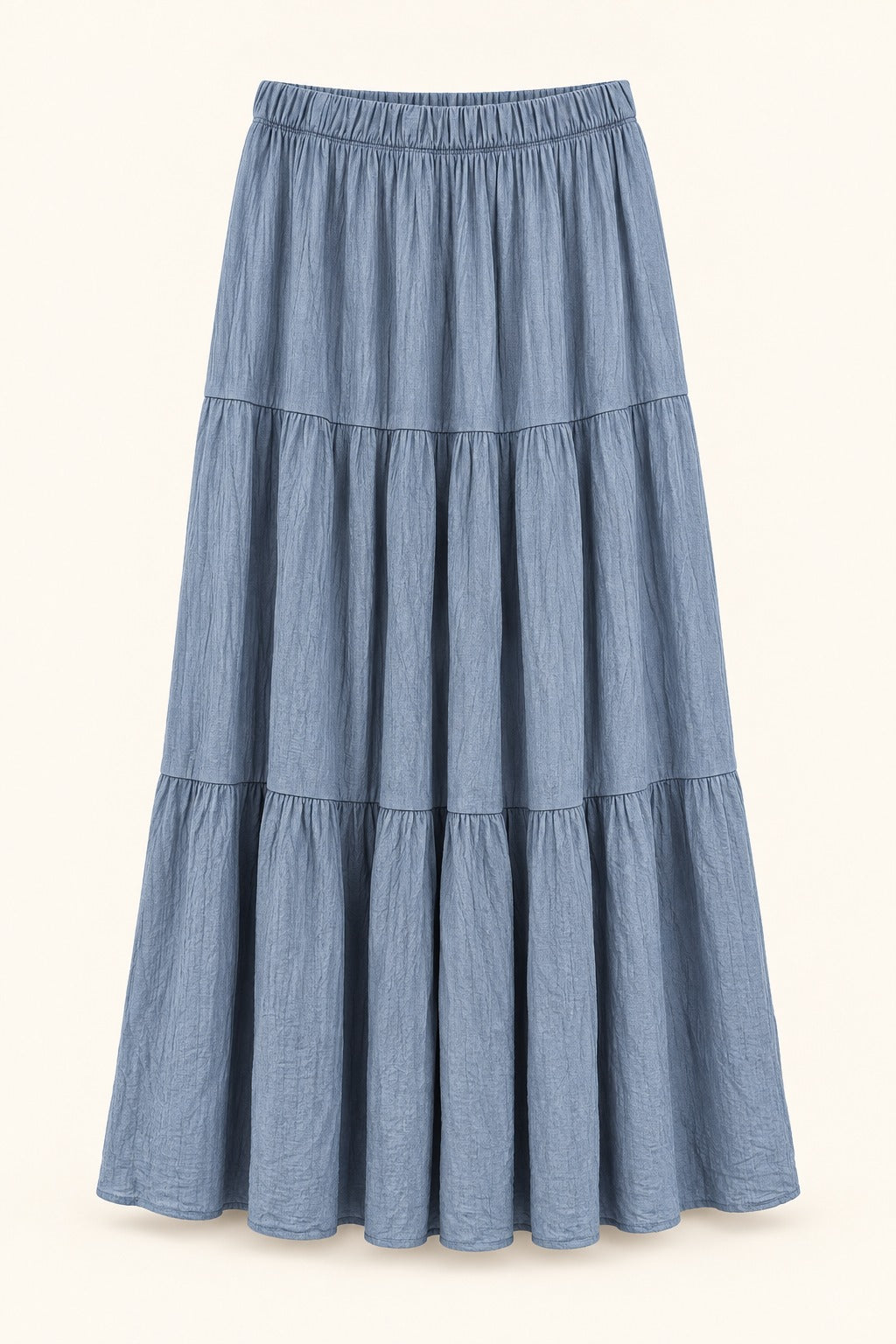 Yael Tiered Cotton Maxi Skirt
