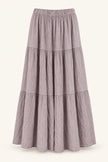 Yael Tiered Cotton Maxi Skirt