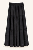 Yael Tiered Cotton Maxi Skirt