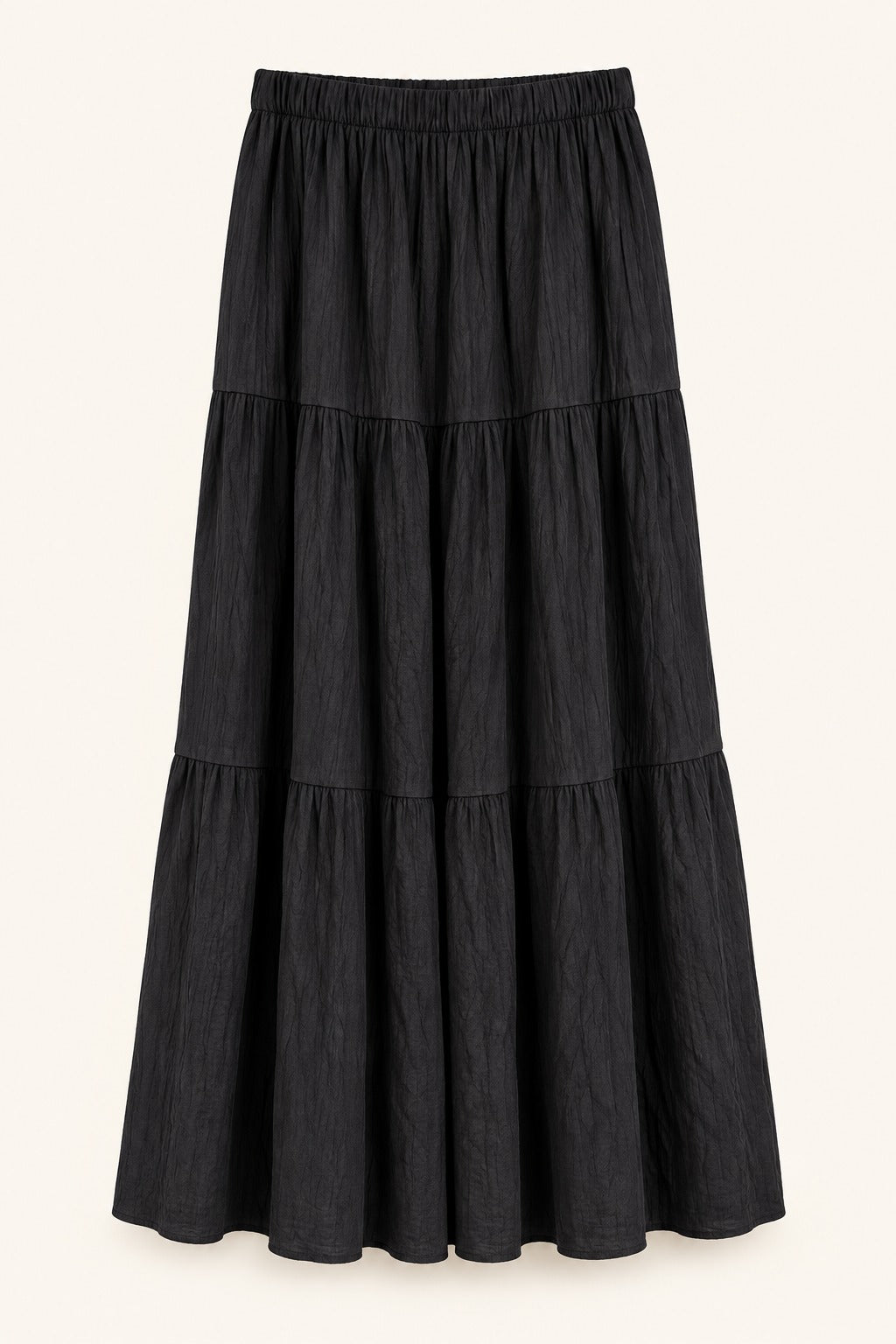 Yael Tiered Cotton Maxi Skirt