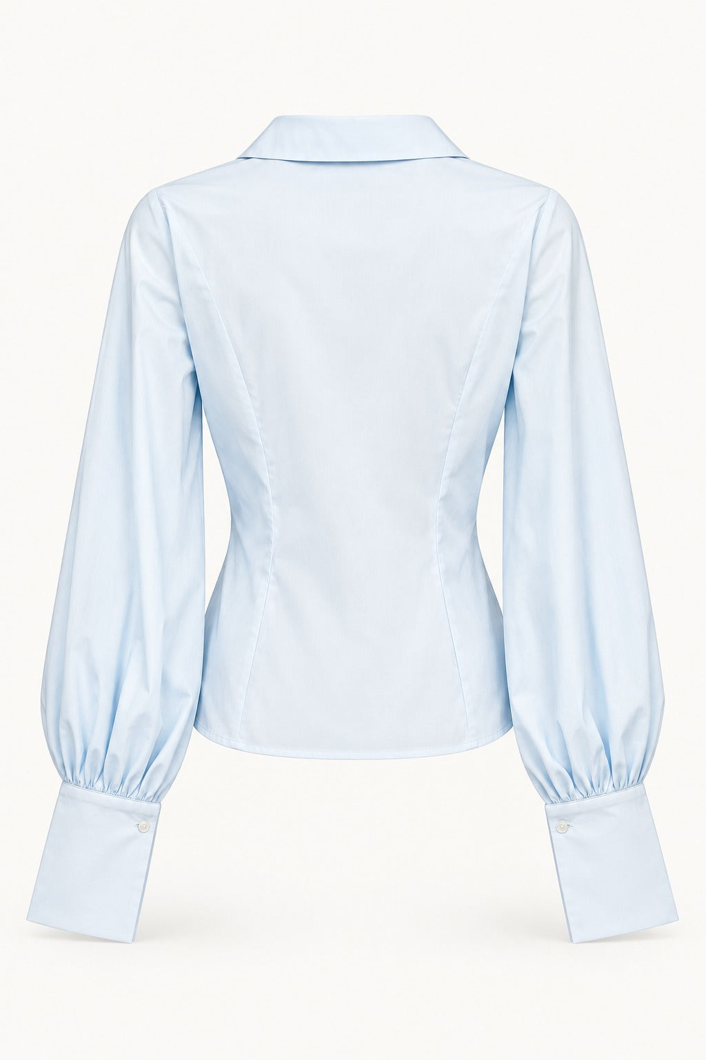 Louise Peplum Bishop Sleeve Blouse