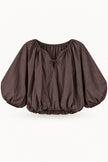Noa Balloon Sleeve Cotton Blouse