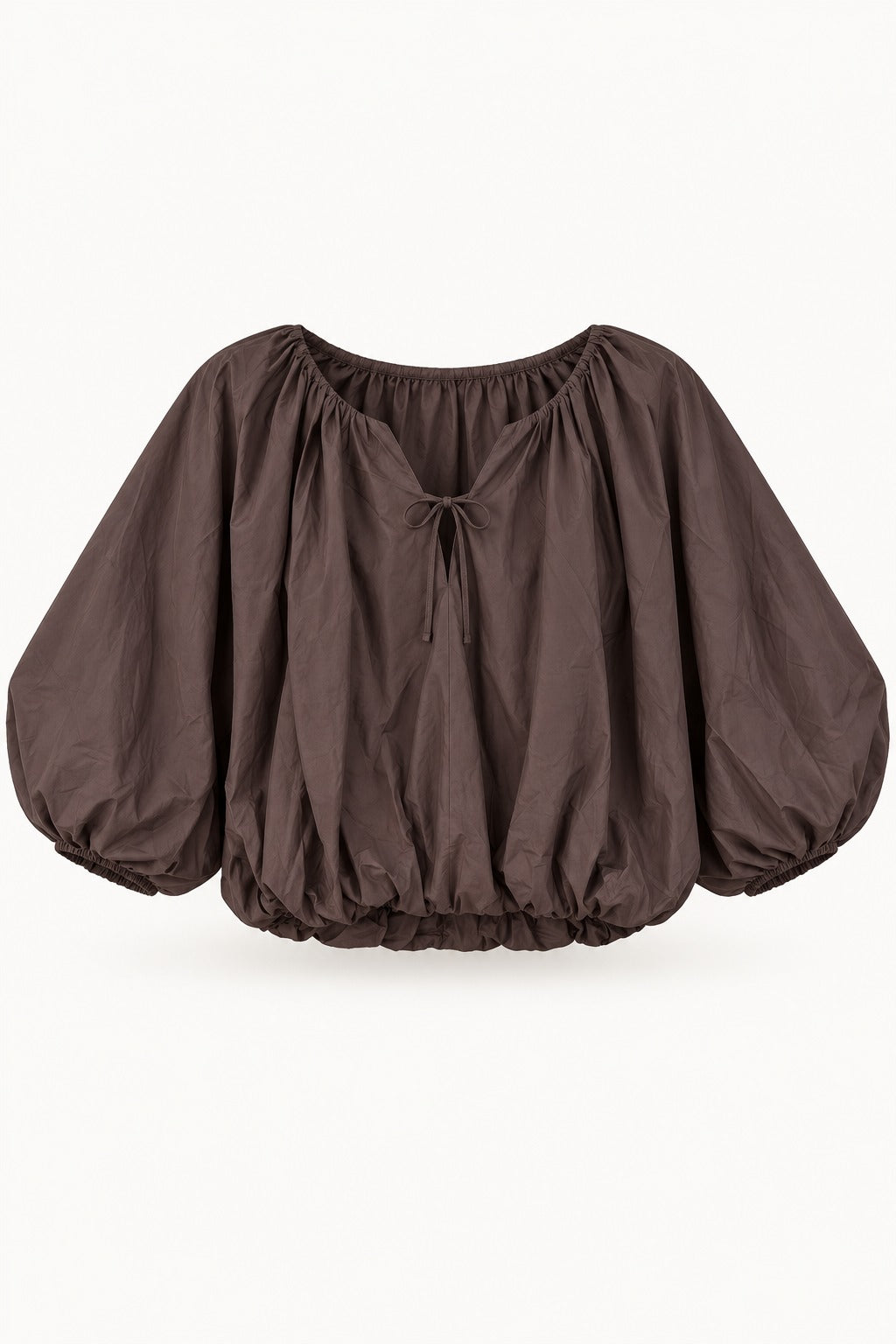 Noa Balloon Sleeve Cotton Blouse