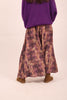Parissa Purple Abstract Maxi Skirt