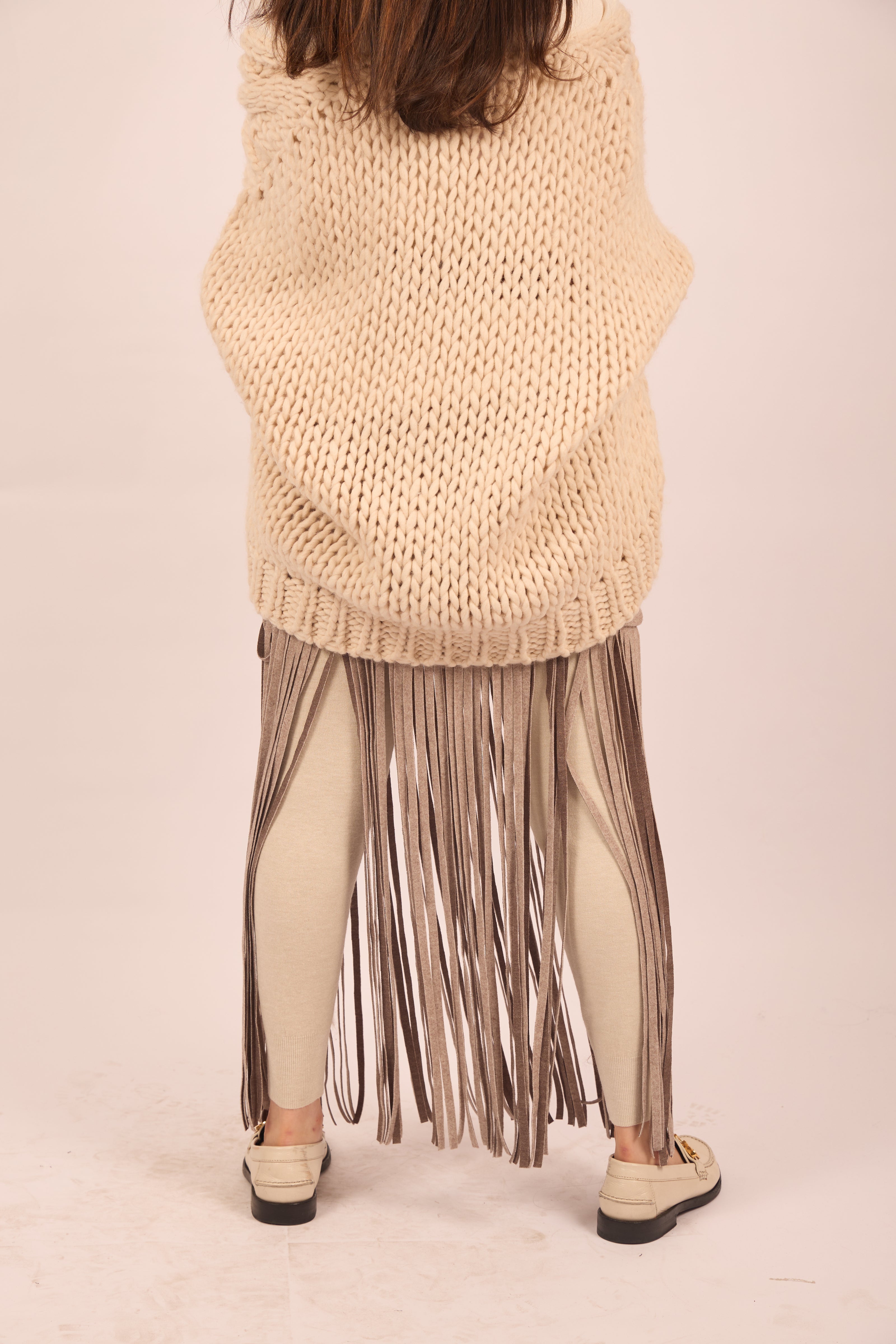 Kiara Chunky Hand-Knit Cardigan