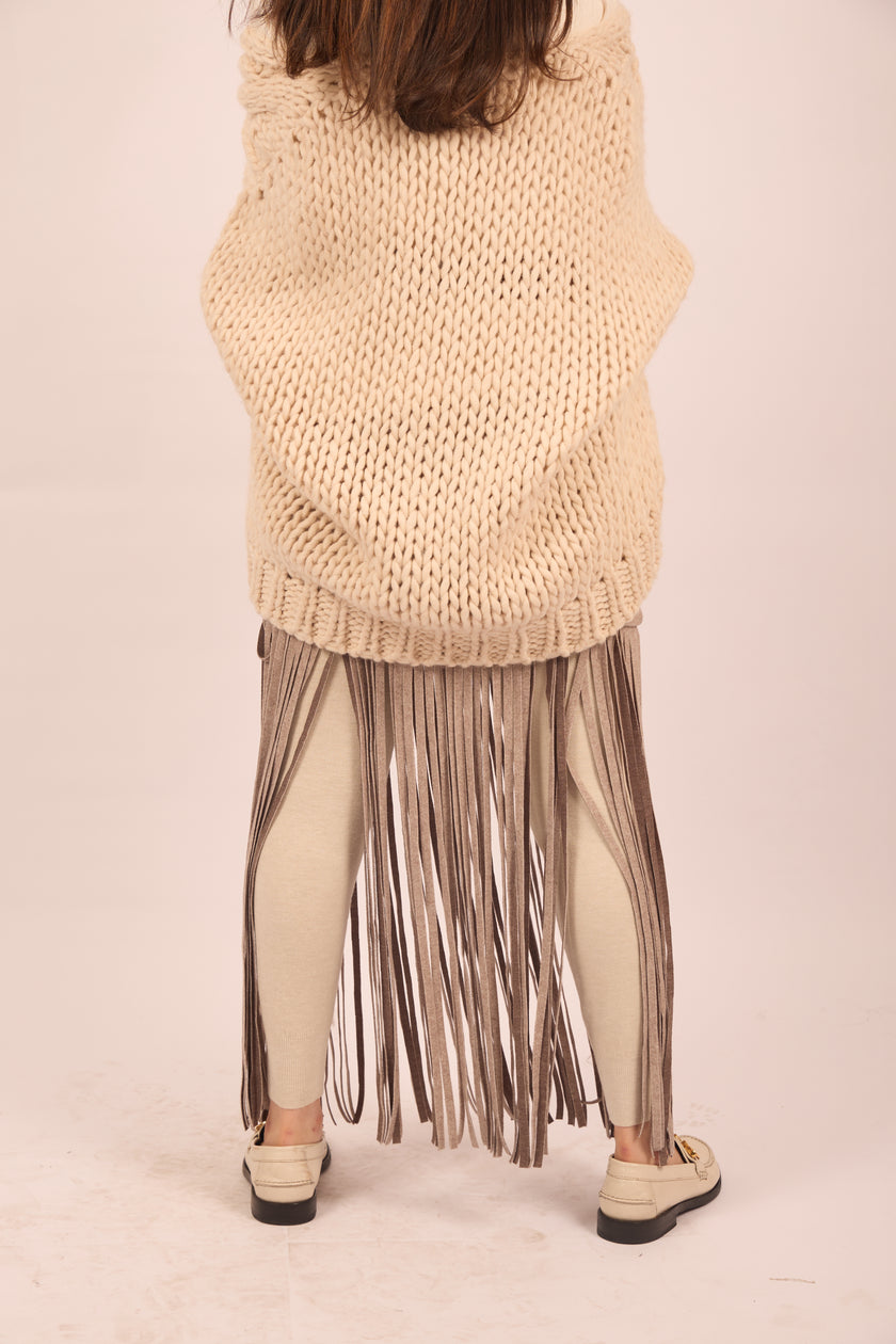 Kiara Chunky Hand-Knit Cardigan