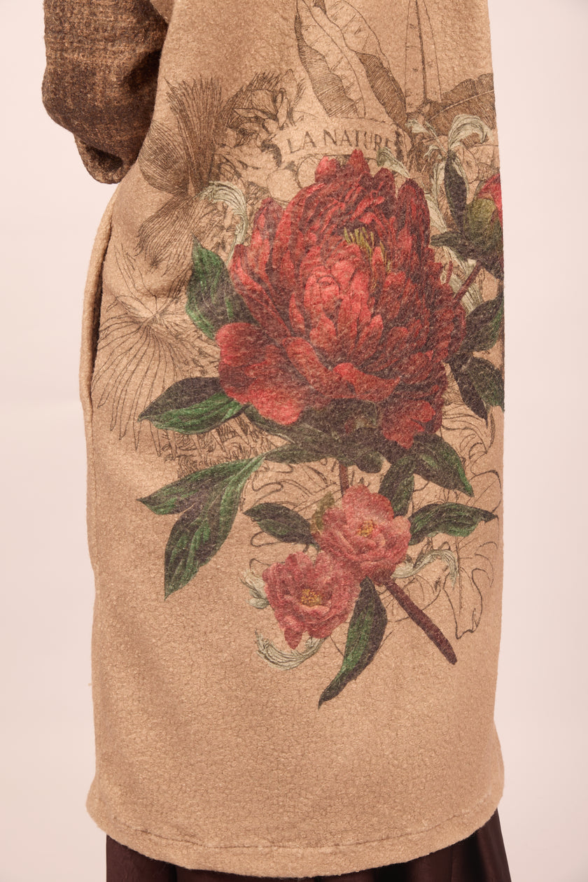 Margaux Floral Long Coat