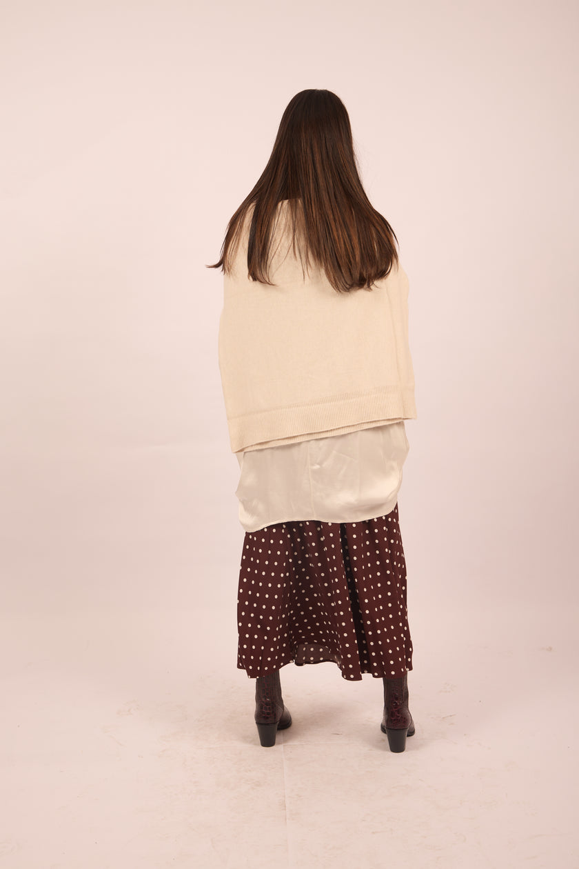 Eden Oversize Knit Top with Pocket Detail